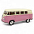 Машинка металева Автобус VOLKSWAGEN CLASSICAL BUS (РОЖЕВИЙ) Kinsmart KT5377WY