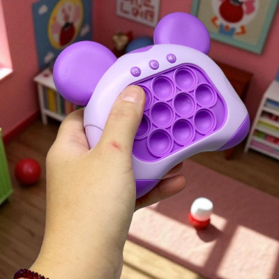 Електронна гра Finger Press Pop-It Console біло-чорна MIC 699-D24