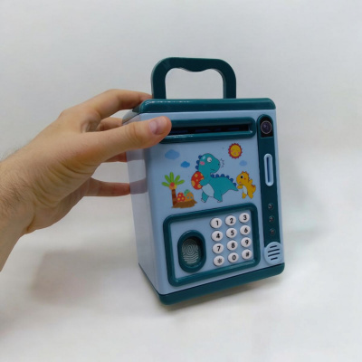 Сейф-скарбничка Mini Bank: Динозаврики MIC 5967A