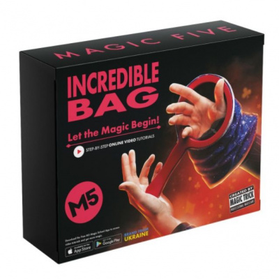 Пристрій для демонстрації фокусів і трюків в ігровій формі Magic Five. Incredible Bag Magic Five MF044