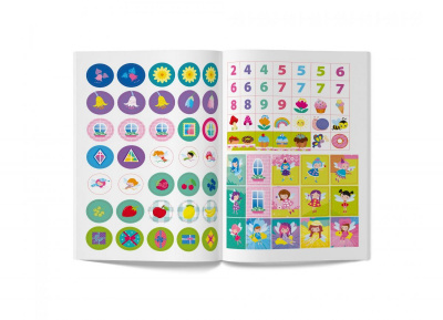 Книжка з наліпками Activity-book. Чарівні феї (укр) Crystal Book F00030346