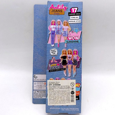 Кукла, серия jeans Anlily (взуття та плаття) MIC 616056B