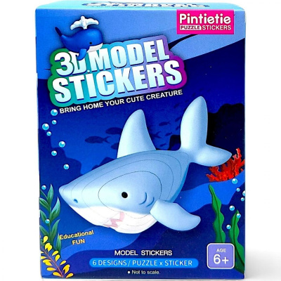 Pintietie 3D КОНСТРУКТОР-СЮРПРИЗ МОРСЬКІ ТВАРИНИ Pintietie PTA0202S