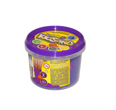 Кінетичний пісок KidSand, фіолетовий, 350 г Dankotoys KS-01-03