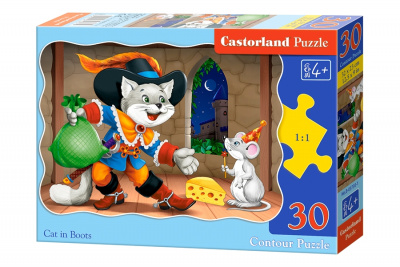Пазли Кіт у чоботях, 30 елементів Castorland В-03730