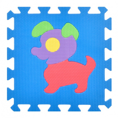 Дитячий килимок Мозаїка "Тварини" M 0376-1, 10 деталей, EVA, 30х30 см