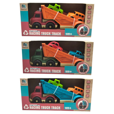 Транспортний набір: Вантажівка з 2 машинками (ВИД 2) MINGGE TOYS 6618/6618A