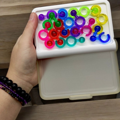 Логічна гра IQ Puzzle, ігрове поле, 12 деталей MIC IQ6