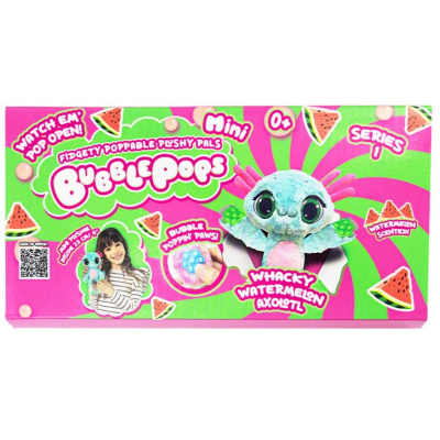 М’яка іграшка з ароматом Bubble Pops міні. Кавуновий аксолотль (20 см) Bubble Pops 2402005/9