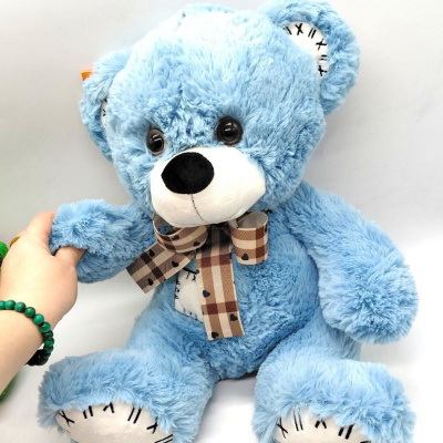 Мʼяка іграшка Ведмедик Вєня (БЛАКИТНИЙ) 37 см. Копиця 00017-7