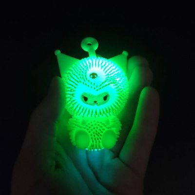 Іграшка-світяшка з петелькою аніме “Kuromi (Куромі)”, 7 см, жовта MIC KA-23-1512