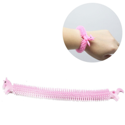 Браслет-антистрес Єдиноріг, рожевий MIC 14046