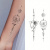 Набір дитячих тимчасових тату "Чорні міні №2" black-tattoo-mini-set-2-3, 30 штук по 9,5*5,5 см