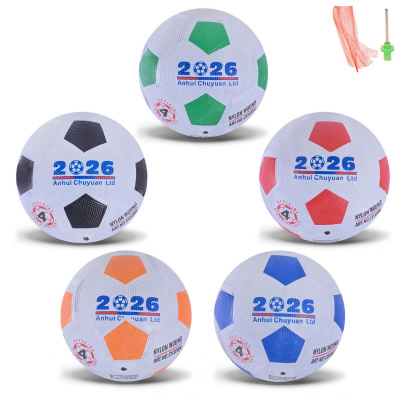 Мʼяч футбольний, гумовий, розмір 5, синій MIC FB24360