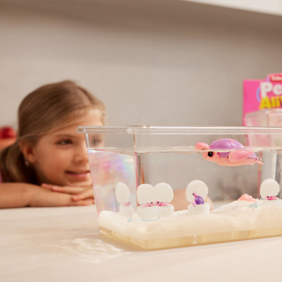 Інтерактивний ігровий набір Мама черепаха із сюрпризом Pets & Robo Alive 9560 "Mama & Baby Surprise"