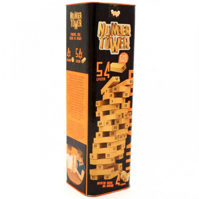 Настільна гра, що розвиває "NUMBER TOWER" укр. NT-01U