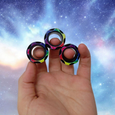 Гра-антистрес Magnetic Rings, 3 магнітних кільця MIC 2021-170E