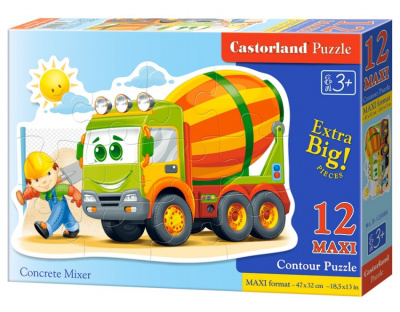 Пазли Максі Бетономішалка, 12 ел Castorland В-120086