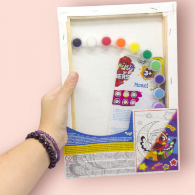 Картина по номерах дитяча Совенятко 21х31 см Dankotoys CBN-02-01,02,03,04...10