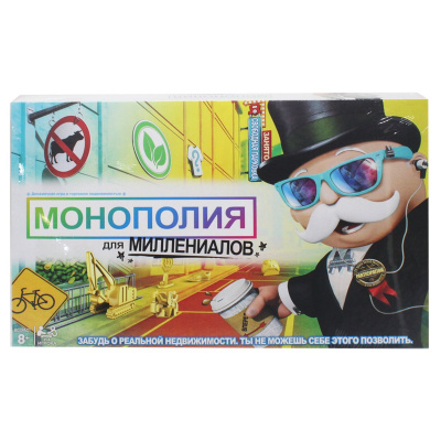 Настільна гра Монополія для міленіалів (рос) MiC SC806E