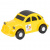 Машина пластикова Volkswagen Beetle жовта Wader 39011 Машина пластикова Volkswagen Beetle жовта Wader 39011