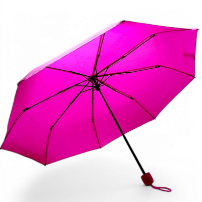 Парасолька механічна Міні (діаметр - 96 см), рожева MIC HS3727S