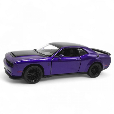 Машинка металева KINSMART DODGE CHALLENGER SRT-DEMON (ФІОЛЕТОВА) Kinsmart KT5461W