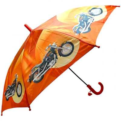 Дитяча парасолька (ЧЕРВОНА) З (МОТОЦИКЛОМ) MIC д0155