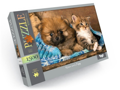 Пазли Пушистіки 1500 ел Dankotoys С1500-04-01