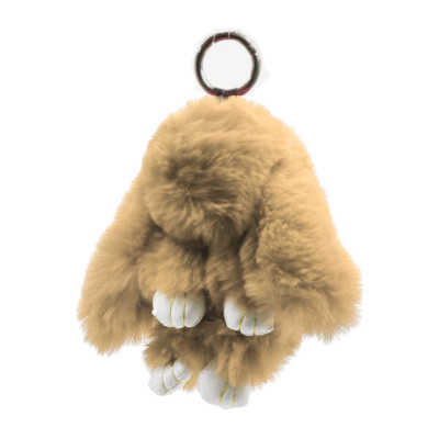 Брелок хутряний Кролик 15 см (бежевий) MIC MS-24-1217