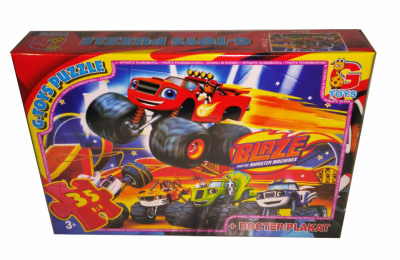 Пазли Вспиш: машинки, 35 ел Gtoys ZE002