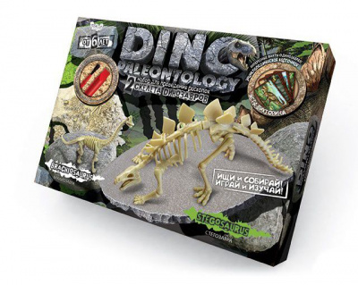 Набір для проведення розкопок DINO PALEONTOLOGY, Стегозавр, DP-01-01 Dankotoys DP-01-01,02,0
