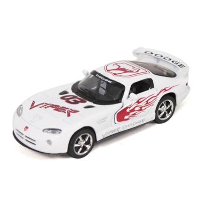 Машинка KINSMART Dodge Viper GTSR (біла) Kinsmart KT5039WF
