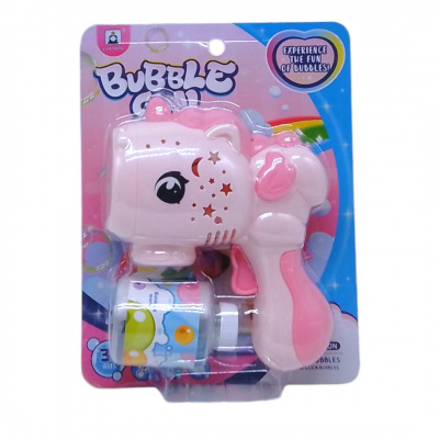 Пістолет з мильними бульбашками Єдиноріг на батарейках LIER TOYS 134-81A