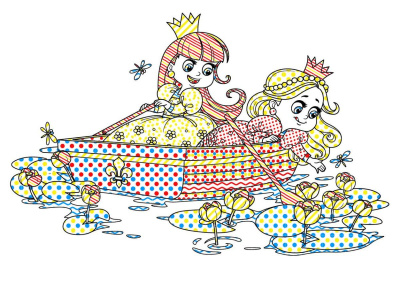 Книга Чарівні водяні розмальовки. Подружки, укр Crystal Book F00024235