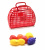 Кошик з фруктами червоний Kinderway KW-04-463 Кошик з фруктами червоний Kinderway KW-04-463