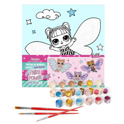 Картина за номерами L. O. L. Surprise! O. M. G. Fairies Flutterstar 40х40 см Ідейка KHO1090
