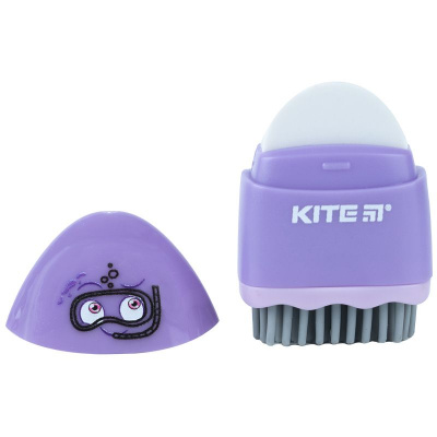 Точилка з контейнером та гумкою Faces, асорті Kite K24-365