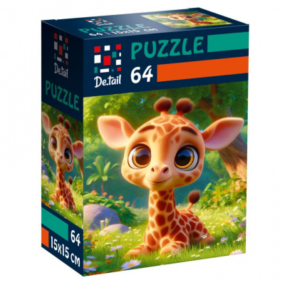 Пазли De.tail. Малий жираф 64 деталі Vladi Toys DT1234-13