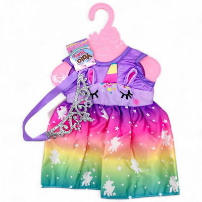 Одяг для пупсів і ляльок, в пакеті, Yala Baby - сукня з короною MIC BLC101B