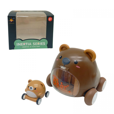 Трек машина, з малою машинкою (ВЕДМЕДИК) Huijixing toys HC-311