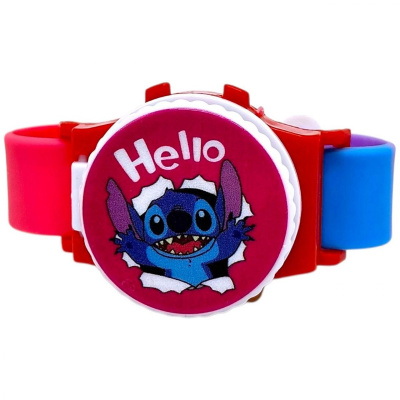 Дитячий годинник Стіч / Stitch (Малиновий) MIC 8899-9