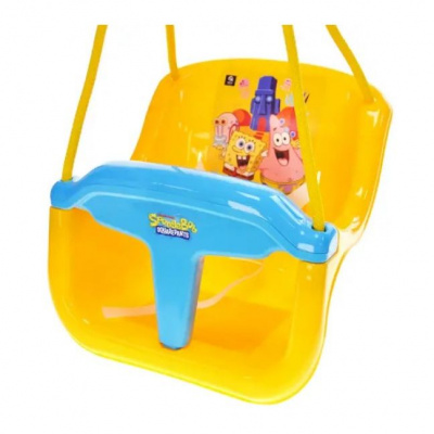 Гойдалка підвісна Спанч Боб (сидіння, канати з кріпленнями) qbee QB001-304