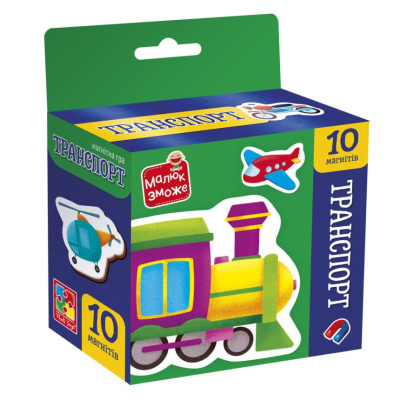 Гра розвиваюча (набір магнітів) Транспорт Vladi Toys VT3106-35