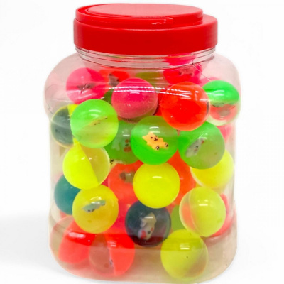 Мʼячик пострибунчик Іграшки, 3,2 см, 60 штук MIC MS-24-10-1163