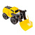 Машинка пластикова Будівельна Техніка: Грейдер, жовта Технок 8560