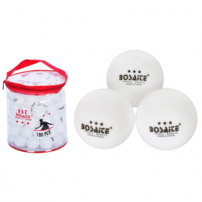 М'ячі для настільного тенісу MS 2201-1(White) 100 штук, 40 мм