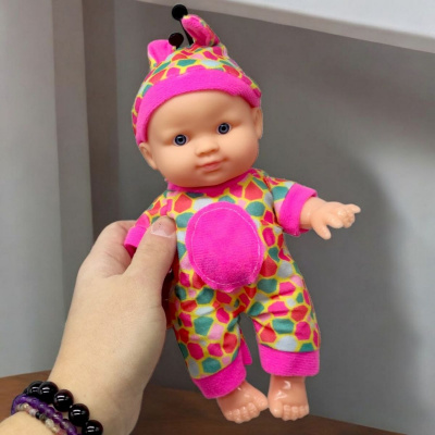 Пупс Cute Baby (висота - 16 cм) рожевий LUNABEBE HX623-5/7