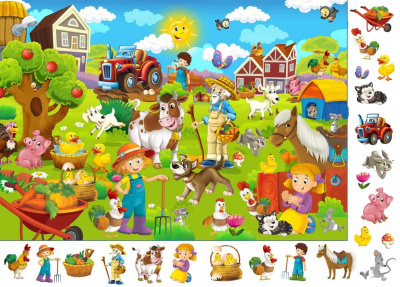 Книга-картонка Великий віммельбух. Світ навколо тебе (укр) Crystal Book F00019398