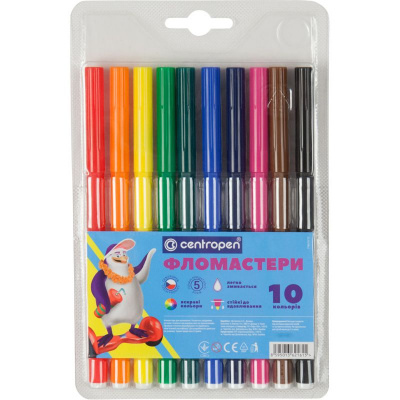 Фломастери 7790/10 ТП, набір 10 шт. Centropen 7790/10 ТП